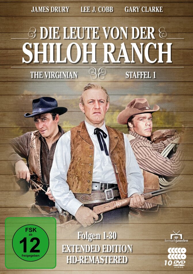 Die Leute von der Shiloh Ranch - Staffel 1 Extended Edition, Remastered, 10 DVDs