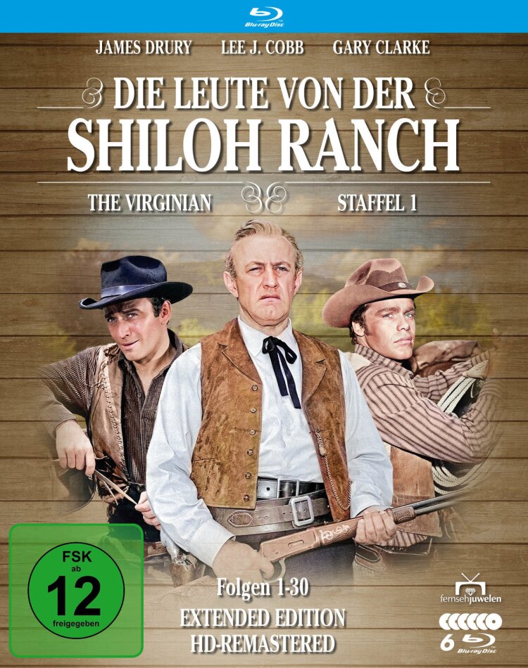 Die Leute von der Shiloh Ranch - Staffel 1 Extended Edition, Remastered, 5 Blu-rays