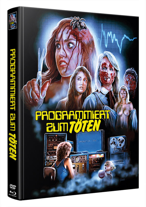 Programmiert zum Töten (1986) Wattiert, Limited Edition, Mediabook, Blu-ray + DVD