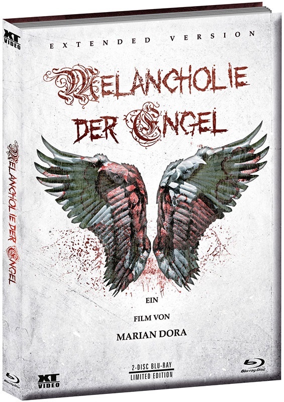 Melancholie der Engel (2009) Wattiert, Cover 2, Extended Edition, Limited Edition, Mediabook, Blu-ray + DVD