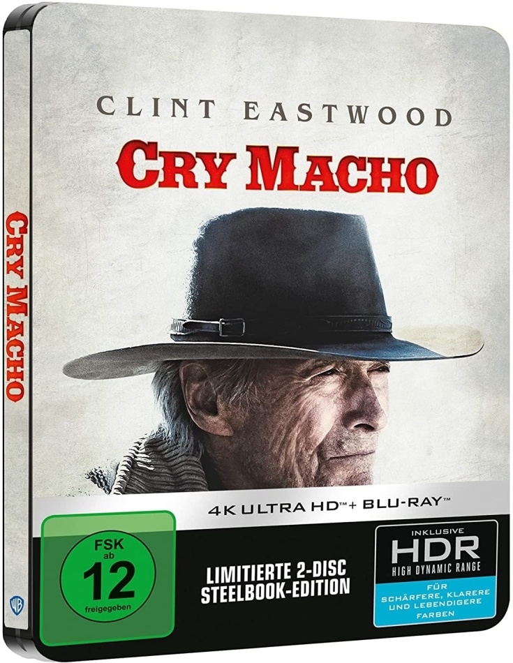 Cry Macho (2021) Limited Edition, Steelbook, 4K Ultra HD + Blu-ray