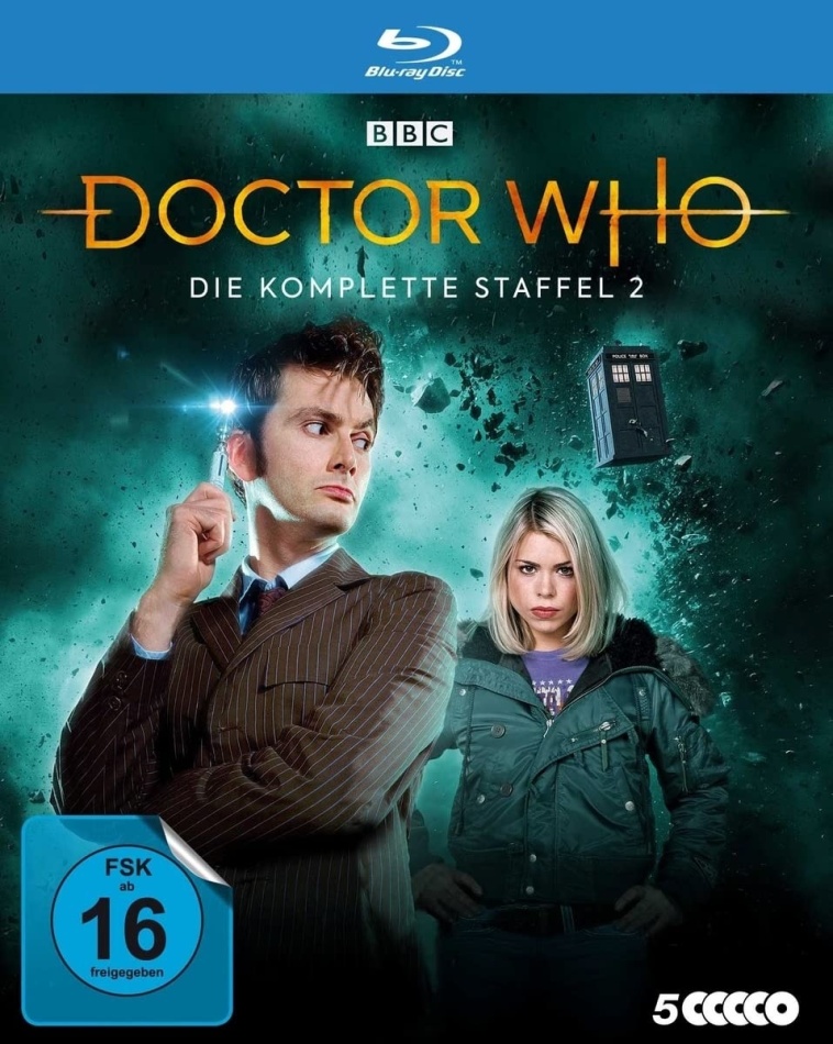 Doctor Who - Staffel 2 BBC, 5 Blu-rays