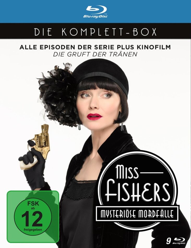 Miss Fishers mysteriöse Mordfälle - Die Komplett-Box - Alle Episoden der Serie plus Kinofilm "Die Gruft der Tränen" 9 Blu-rays