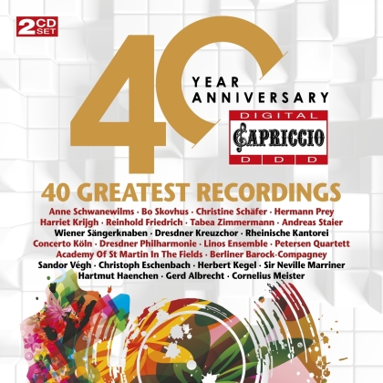 40 Greatest Recordings - 40 Years Anniversary Capriccio-Sampler (&Eacute;dition 40&egrave;me Anniversaire, 2 CD)