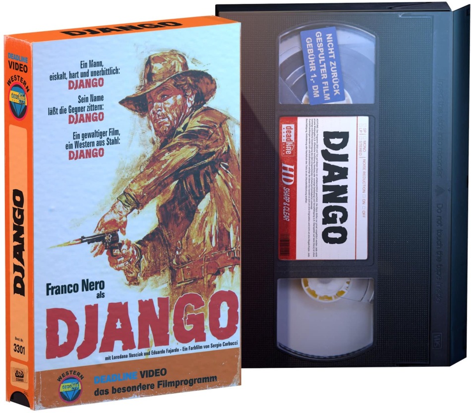 Django (1966) VHS Retro Edition, Limited Edition, Blu-ray + DVD
