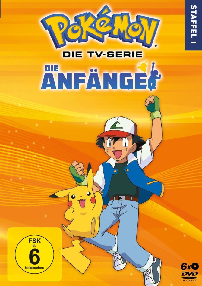 Pokémon - Die TV-Serie - Staffel 1: Die Anfänge 6 DVDs