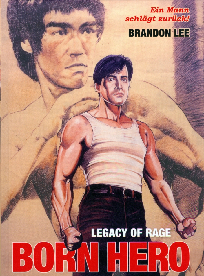 Born Hero - Legacy of Rage (1986) Cover C, Limited Edition, Mediabook, Blu-ray + DVD