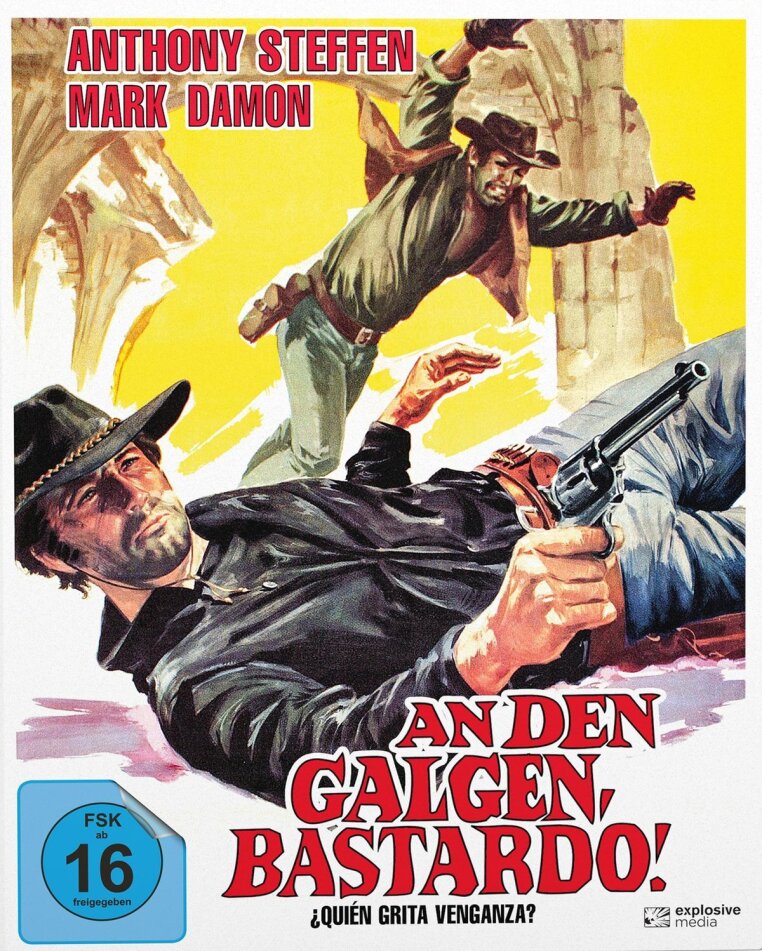 An den Galgen, Bastardo (1968) Cover A, Mediabook, Blu-ray + DVD