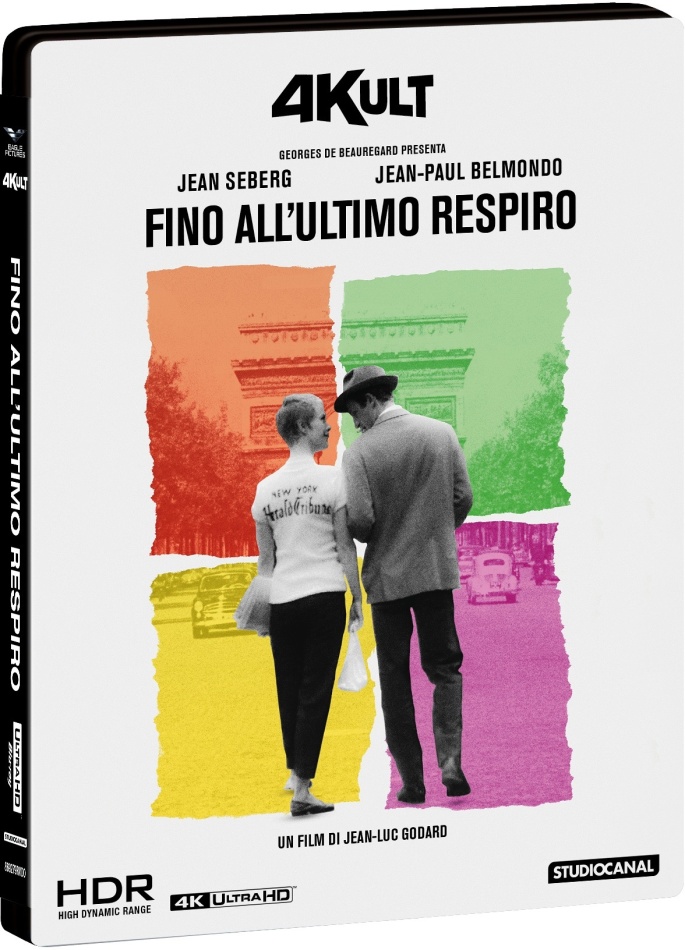 Fino all'ultimo respiro (1960) 4Kult, s/w, 4K Ultra HD + Blu-ray