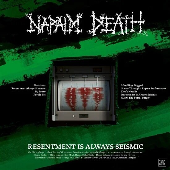 Napalm Death - Resentment Is Always Seismic - A Final Throw Of Digipack