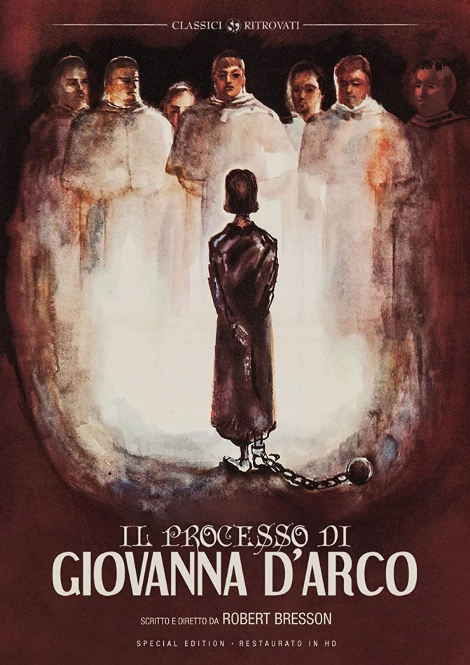 Il processo di Giovanna d'Arco (1962) Classici Ritrovati, restaurato in HD, s/w, Special Edition