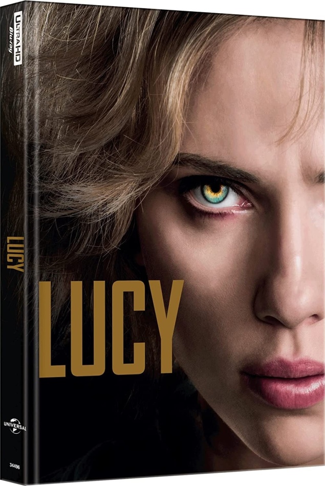 Lucy (2014) Cover A, Limited Edition, Mediabook, 4K Ultra HD + Blu-ray