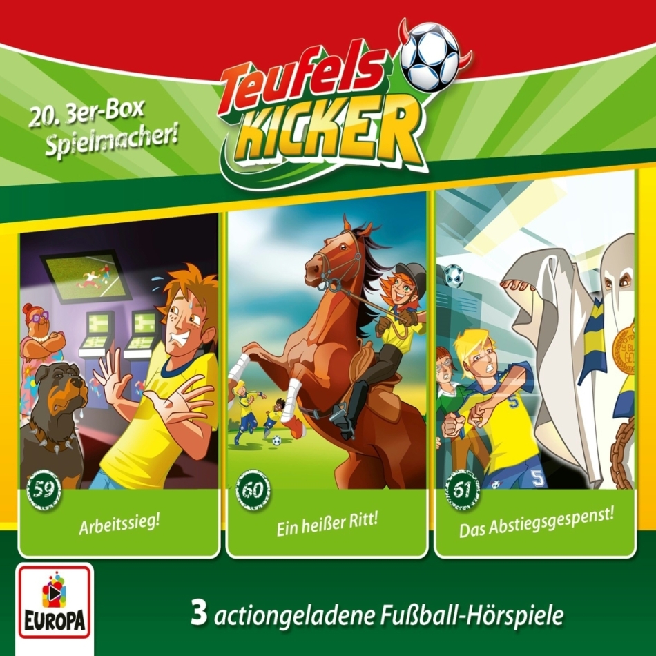 Teufelskicker - 20/3er Box (Folgen 59,60,61) 3 CDs