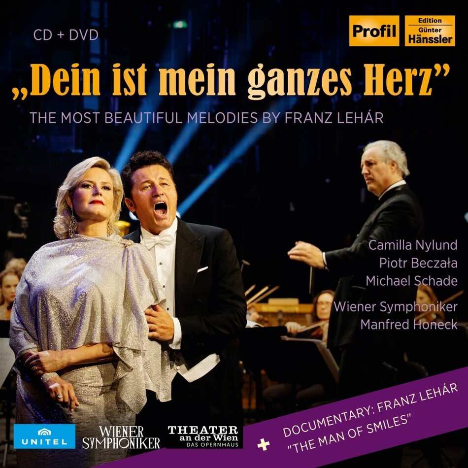 Camilla Nylund, Piotr Beczala, Michael Schade, Franz Lehar (1870-1948), Manfred Honeck, … - Dein Ist Mein Ganzes Herz - The Most Beautiful Melodies of Franz Lehar 2 CDs
