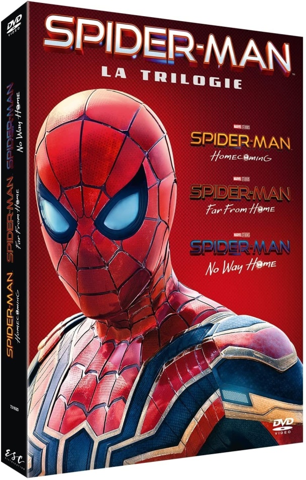 Spider-Man: La Trilogie - Spider-Man: Homecoming / Spider-Man: Far From Home / Spider-Man: No Way Home 3 DVD