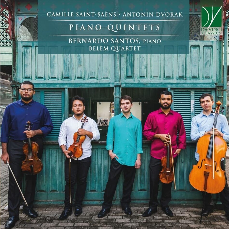 Camille Saint-Saëns (1835-1921), Antonin Dvorák (1841-1904), Bernardo Santos & Belem Quartet - Piano Quintets