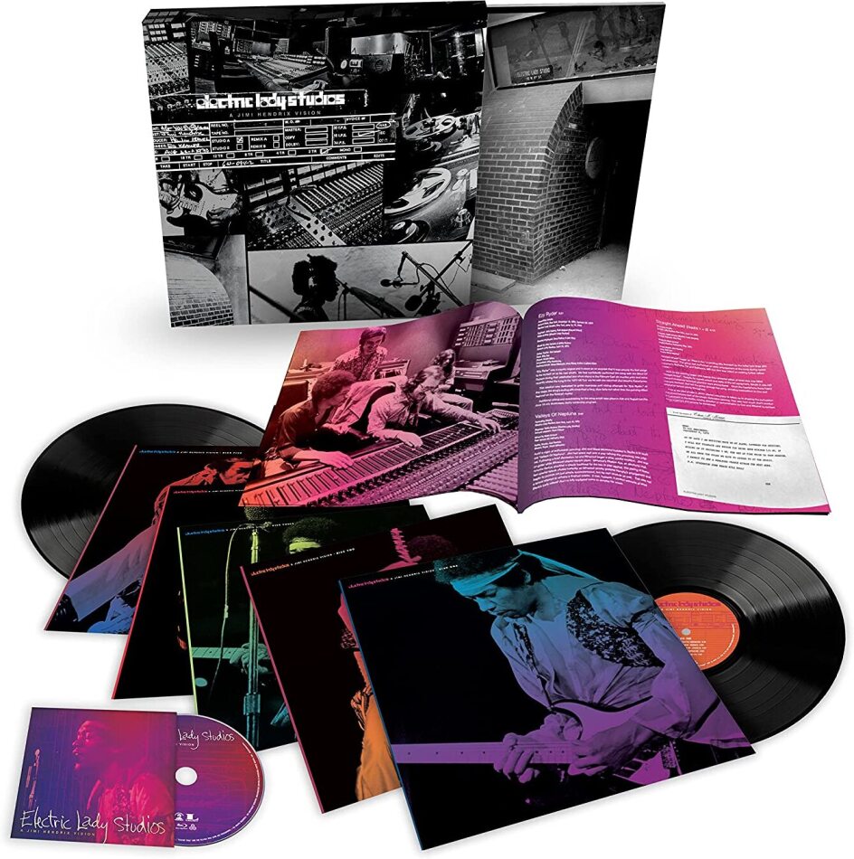 Jimi Hendrix - Electric Lady Studios: A Jimi Hendrix Vision Oversize Item Split, 5 LP + Blu-ray