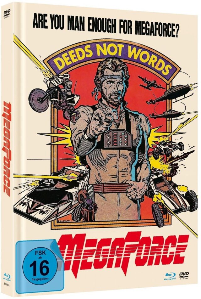 Megaforce (1982) Cover C, Limited Edition, Mediabook, DVD + Blu-ray