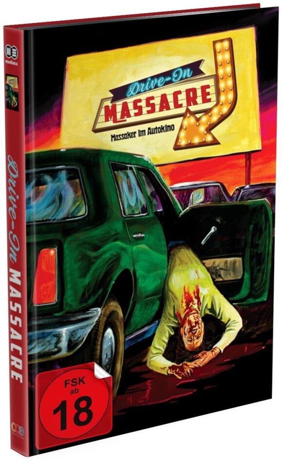 Drive-In Massacre - Massaker im Autokino (1976) Cover A, Limited Edition, Mediabook, Uncut, Blu-ray + DVD