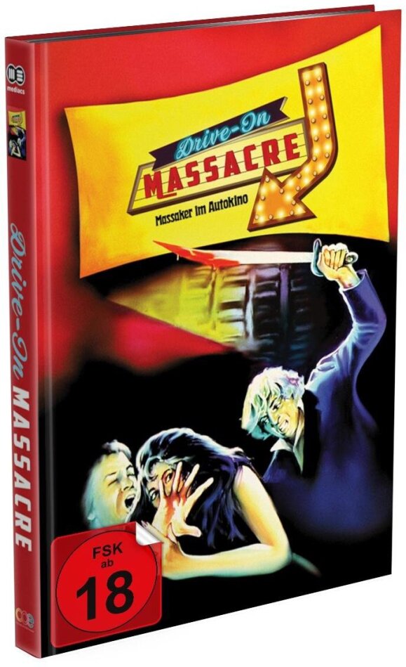 Drive-In Massacre - Massaker im Autokino (1976) Cover C, Limited Edition, Mediabook, Uncut, Blu-ray + DVD