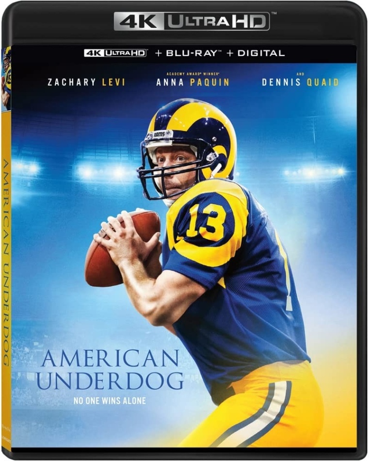 American Underdog (2021) 4K Ultra HD + Blu-ray