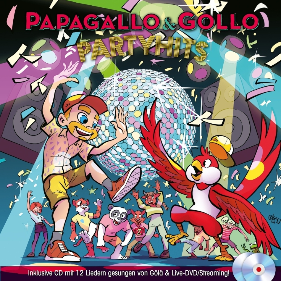 Papagallo & Gollo (Gölä) - Partyhits Hardcover, CD + DVD + Buch