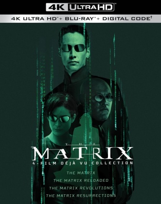 The Matrix 1-4 - 4-Film D&eacute;j&agrave; Vu Collection (4 4K Ultra HDs + 4 Blu-rays)