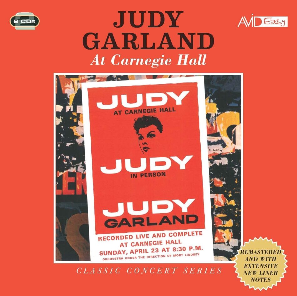 Judy Garland - At Carnegie Hall 2022 Reissue, Avid Records