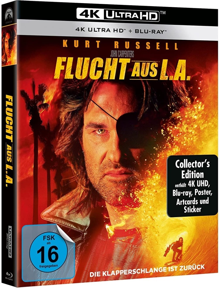 Flucht aus L.A. (1996) Digipack, Limited Collector's Edition, 4K Ultra HD + Blu-ray