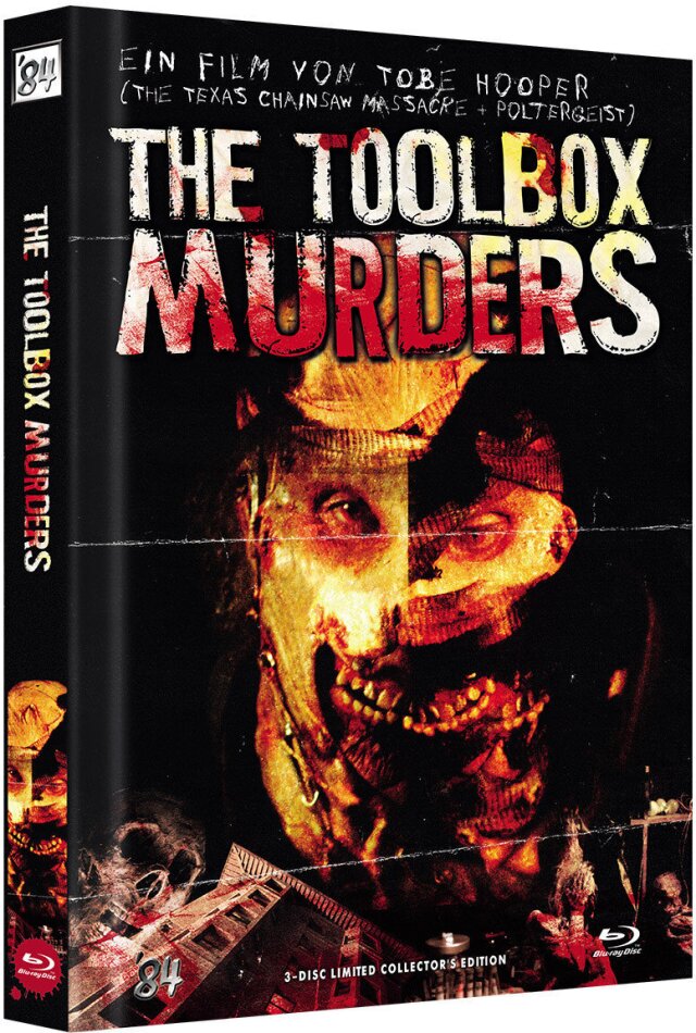 The Toolbox Murders (1978) Cover B, Limited Collector's Edition, Mediabook, 3 Blu-rays