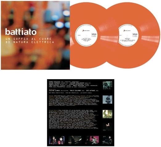 Franco Battiato - Un Soffio Al Cuore Di Natura Elettrica 2022 Reissue, Orange Vinyl, 2 LPs