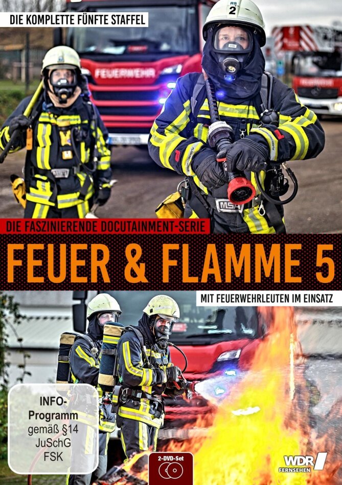 Feuer und Flamme - Mit Feuerwehrmännern im Einsatz - Staffel 5 2 DVDs