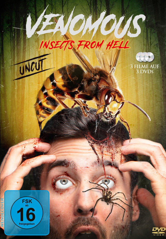 Venomous - Insects from Hell - 3 Filme Uncut, 3 DVDs