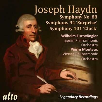 Joseph Haydn (1732-1809), Wilhelm Furtw&auml;ngler, Pierre Monteux, Berliner Philharmoniker & Wiener Philharmoniker - Symphonies 88, 94, 101