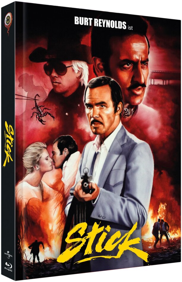 Stick (1985) Cover C, Limited Collector's Edition, Mediabook, Blu-ray + DVD