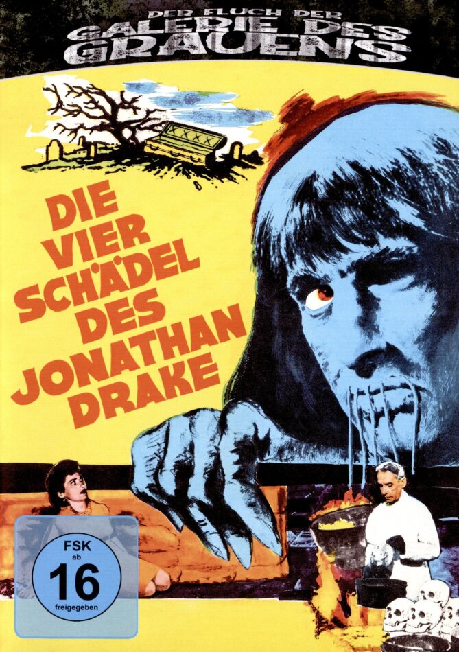 Die vier Schädel des Jonathan Drake (1959) Der Fluch der Galerie des Grauens, b/w, Limited Edition, Blu-ray + DVD