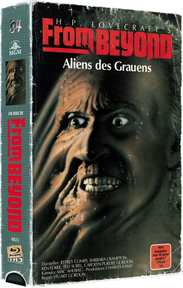 From Beyond (1986) VHS Retro Edition, Limited Edition, Blu-ray + 2 DVDs
