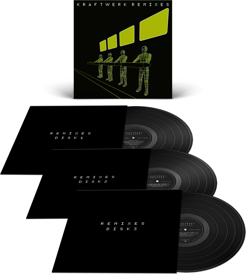 Kraftwerk - Remixes Black Vinyl, 3 LPs