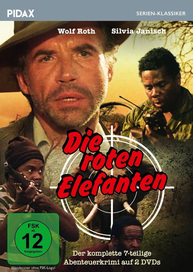 Die roten Elefanten - Der komplette 7-teilige Abenteuerkrimi Pidax Serien-Klassiker, 2 DVDs