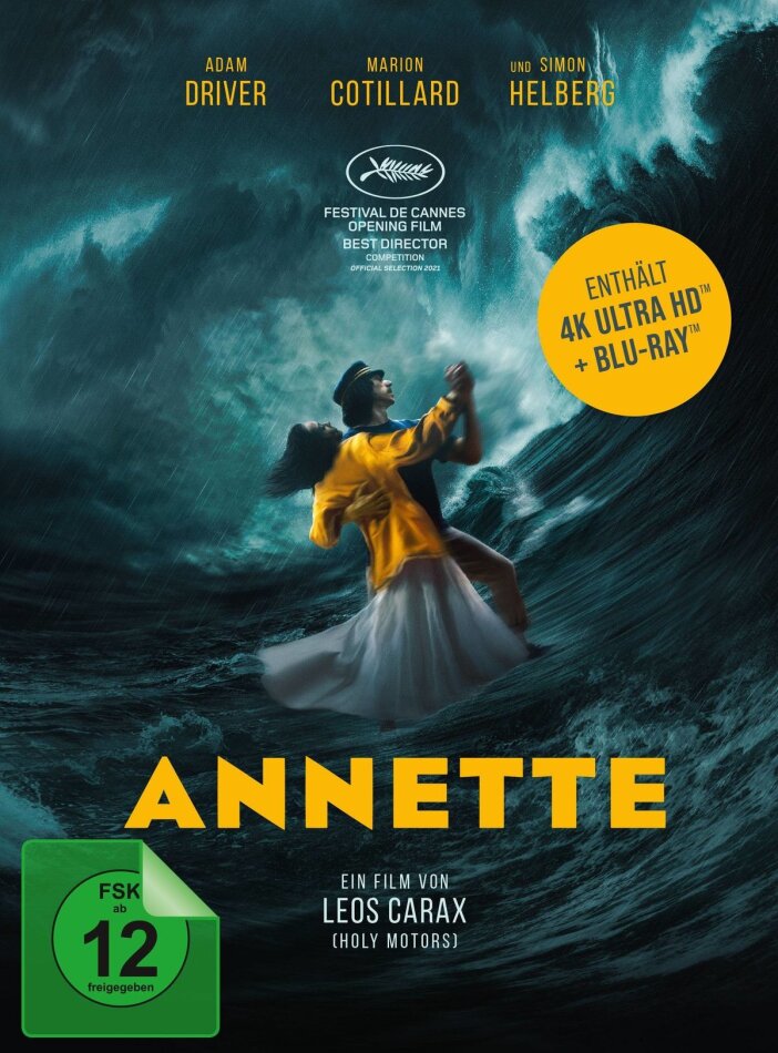 Annette (2021) Limited Edition, Mediabook, 4K Ultra HD + Blu-ray