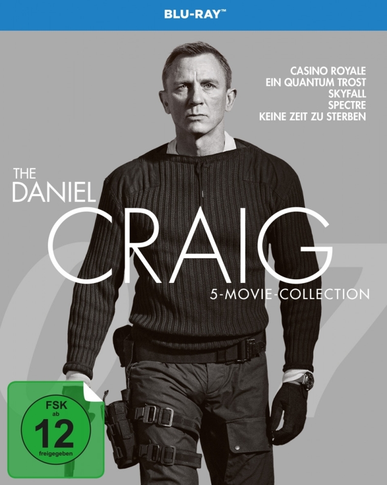 James Bond - The Daniel Craig 5-Movie-Collection Digipack, 5 Blu-rays