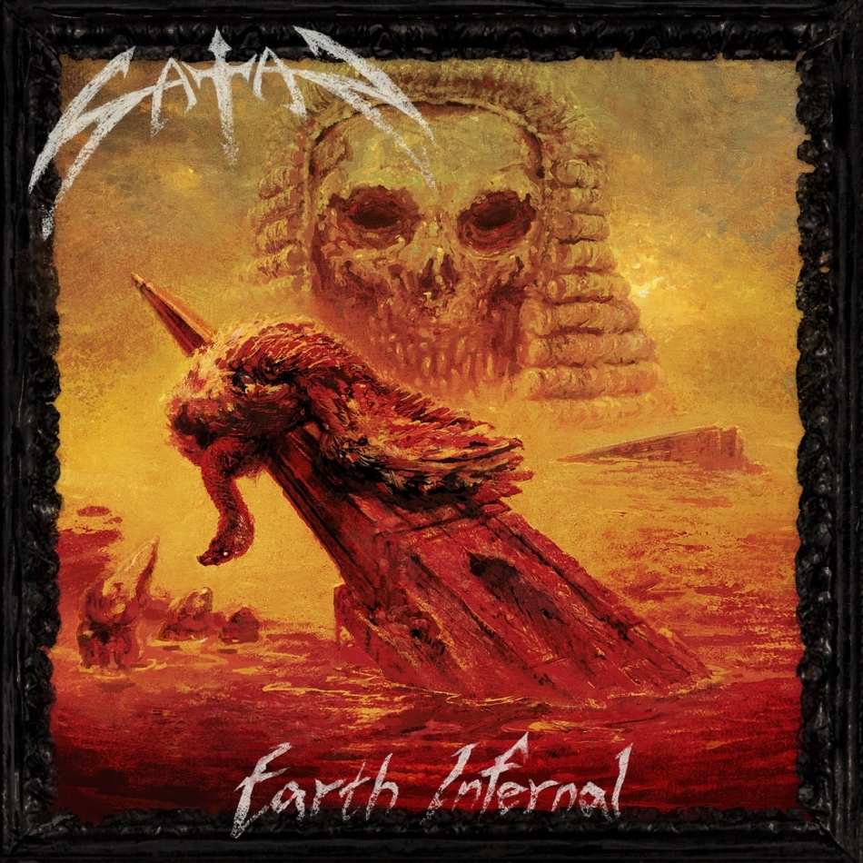 Satan - Earth Infernal Gatefold, Poster, Limited Edition, light yellow marbled vinyl, LP + Digital Copy