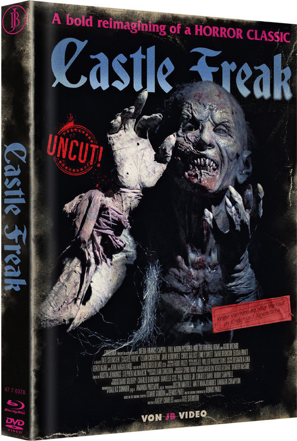 Castle Freak (2020) Cover C, Limited Edition, Mediabook, Uncut, Blu-ray + DVD