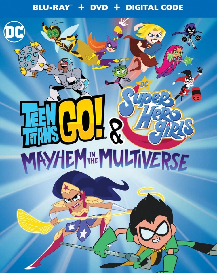 Teen Titans Go! & DC Super Hero Girls - Mayhem In The Multiverse Blu-ray + DVD