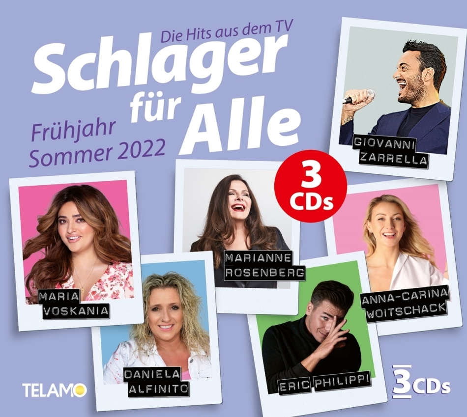 Schlager für Alle:Frühjahr/Sommer 2022 3 CDs