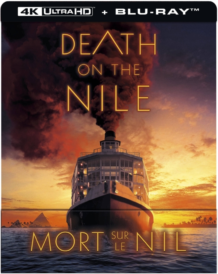 Death on the Nile - Mort sur le Nil (2022) Limited Edition, Steelbook, 4K Ultra HD + Blu-ray