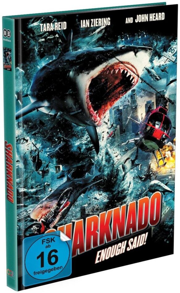 Sharknado - Enough Said! (2013) Cover A, Limited Edition, Mediabook, Uncut, Blu-ray + DVD
