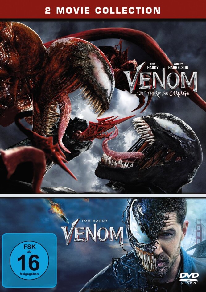 Venom (2018) / Venom 2 - Let there be Carnage (2021) 2 DVDs
