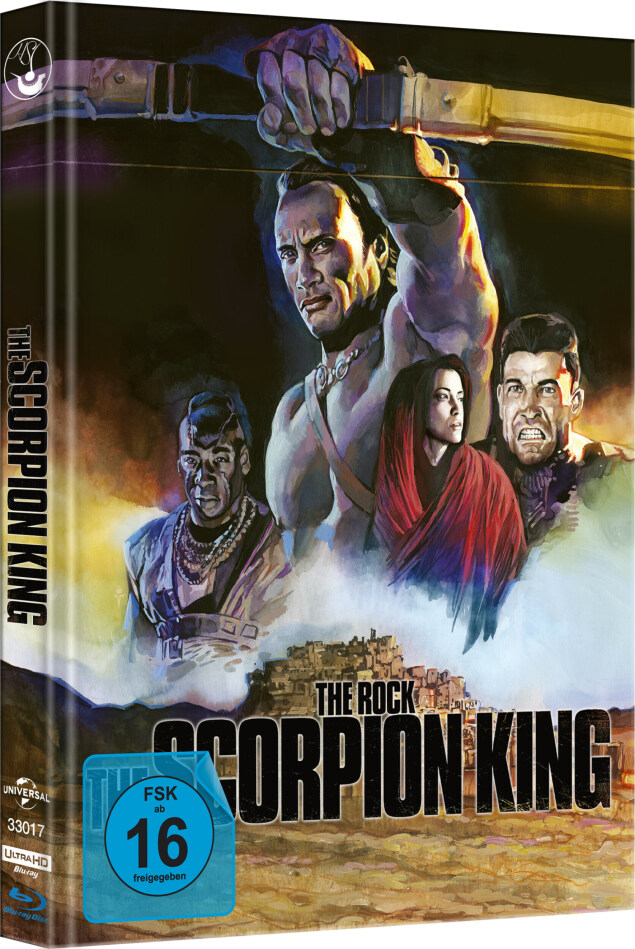The Scorpion King (2002) Cover A, Limited Edition, Mediabook, 4K Ultra HD + Blu-ray