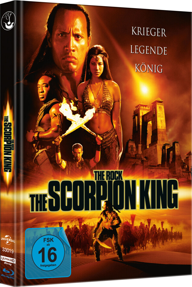 The Scorpion King (2002) Cover C, Limited Edition, Mediabook, 4K Ultra HD + Blu-ray